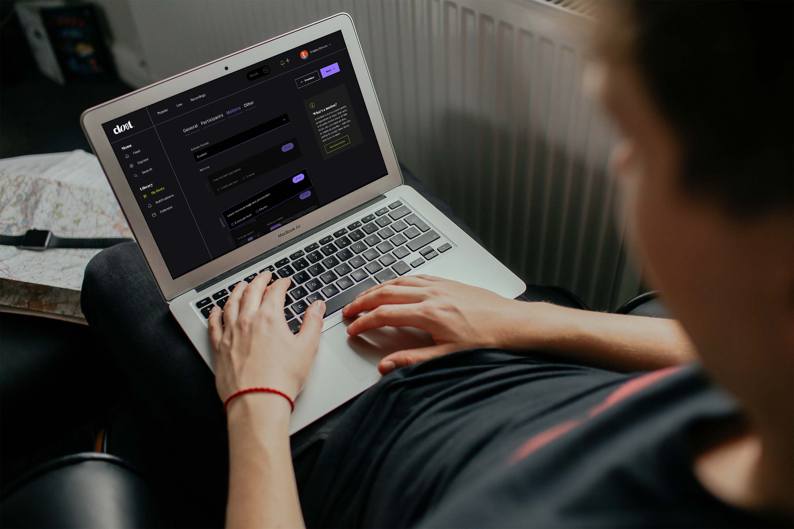 laptop user